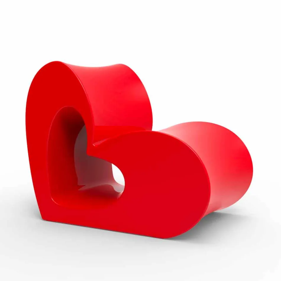 Vondom Agatha modern design outdoor armchair in colored polyethylene Viadurini