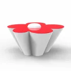 Vondom Agatha design outdoor table in colored polyethylene Viadurini