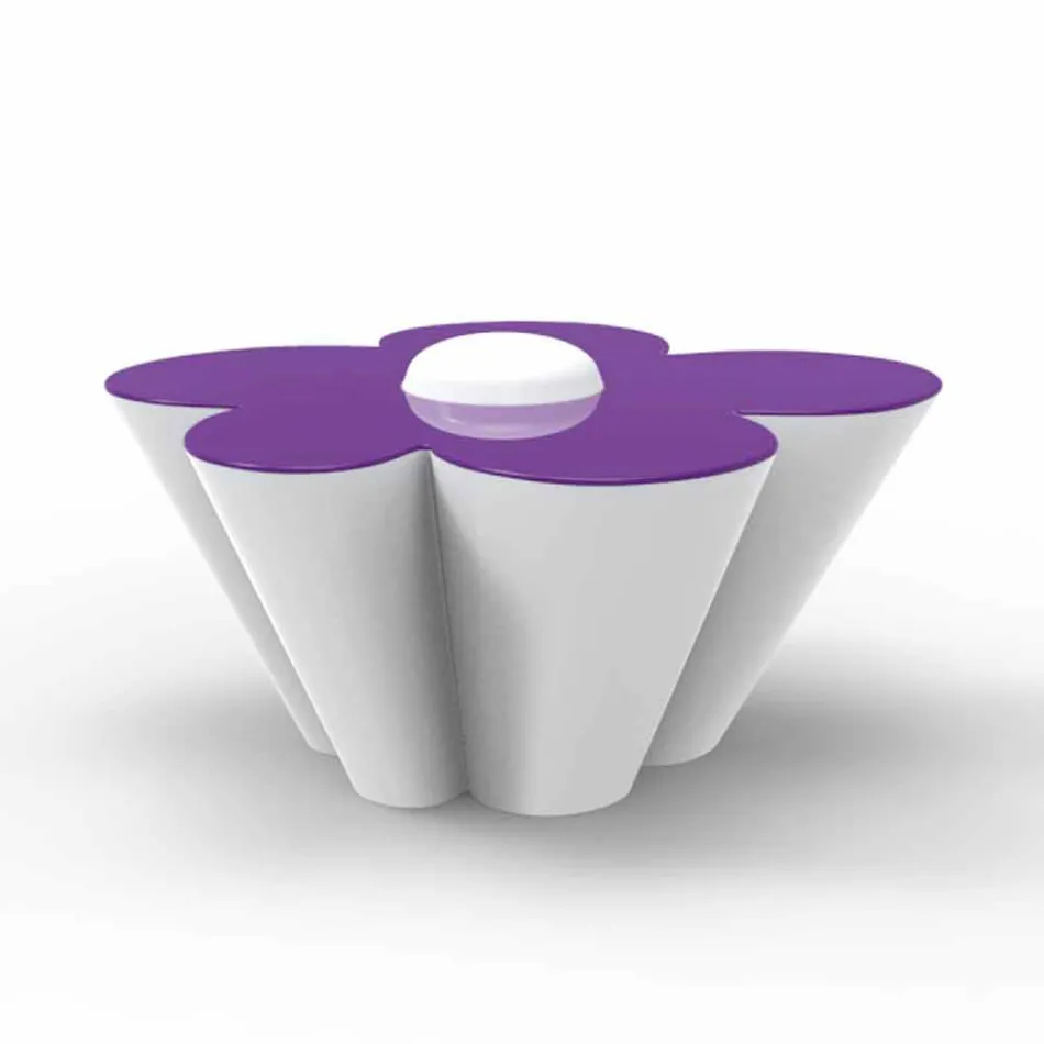 Vondom Agatha design outdoor table in colored polyethylene Viadurini