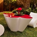 Vondom Agatha outdoor coffee table in polyethylene, modern design