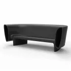 Vondom Bum Bum modern design black lacquered garden sofa Viadurini