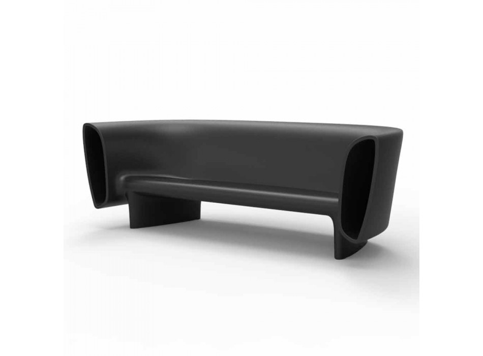 Vondom Bum Bum modern design black lacquered garden sofa Viadurini