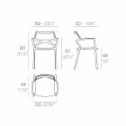 Vondom Delta modern design polypropylene garden chair Viadurini