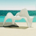 Vondom F3 outdoor armchair in polyethylene, contemporary design, 2 pieces