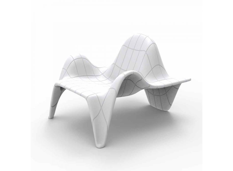 Vondom F3 garden polyethylene armchair with modern design Viadurini