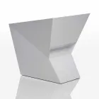 Vondom Faz white lacquered garden armchair with modern design Viadurini