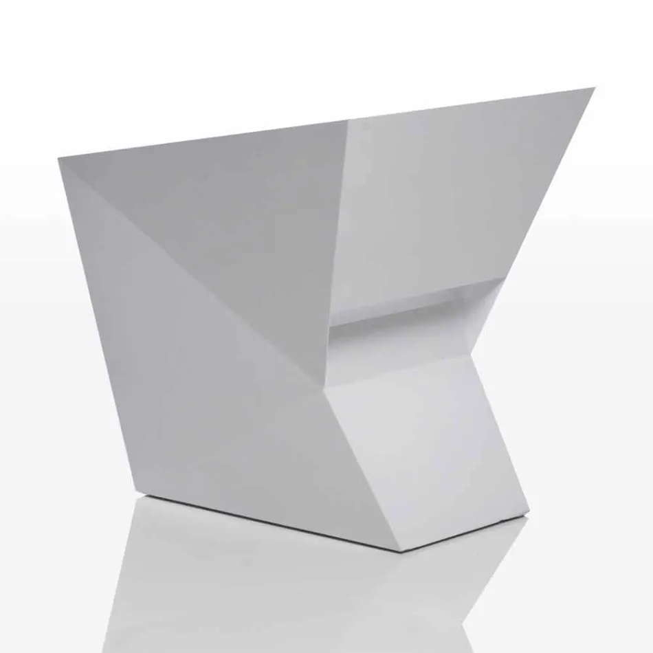 Vondom Faz white lacquered garden armchair with modern design Viadurini