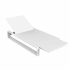 Vondom Frame design garden bed in white polyethylene Viadurini