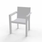 Vondom Frame outdoor chair with armrests of modern design Viadurini