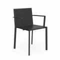 Vondom Quartz outdoor chair with armrests, modern design, 52x57xH79 cm, 4 pieces
