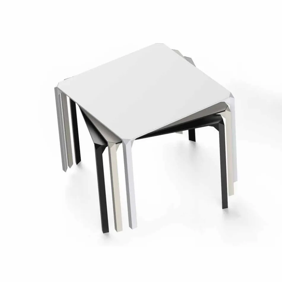 Vondom Quartz outdoor square table of modern design Viadurini