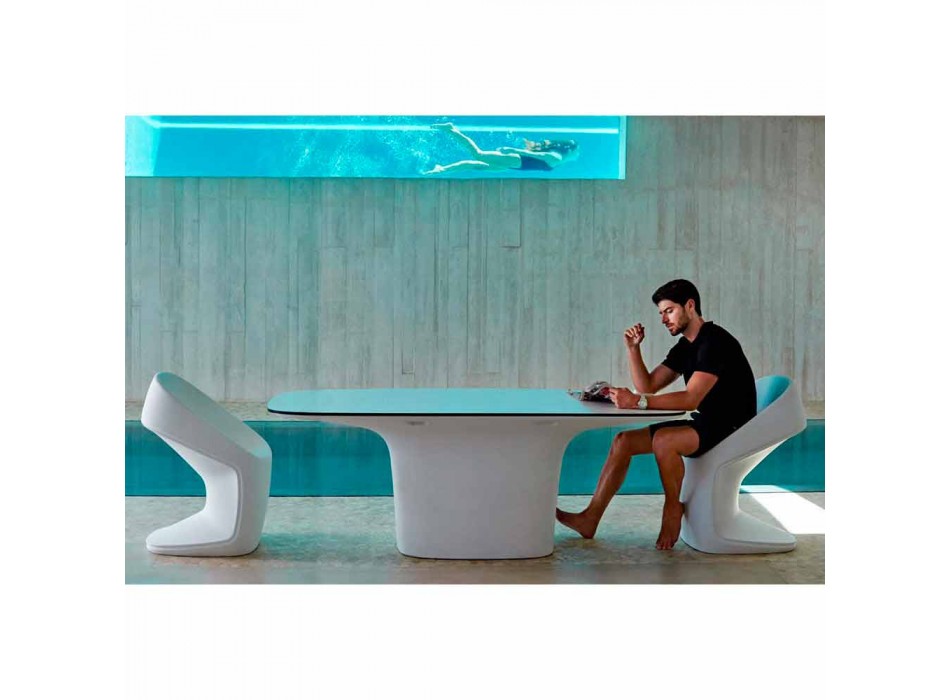 Vondom Ufo garden chair in modern white design Viadurini