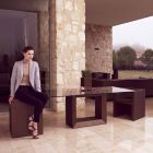 Vondom Vela bronze garden armchair of modern design Viadurini