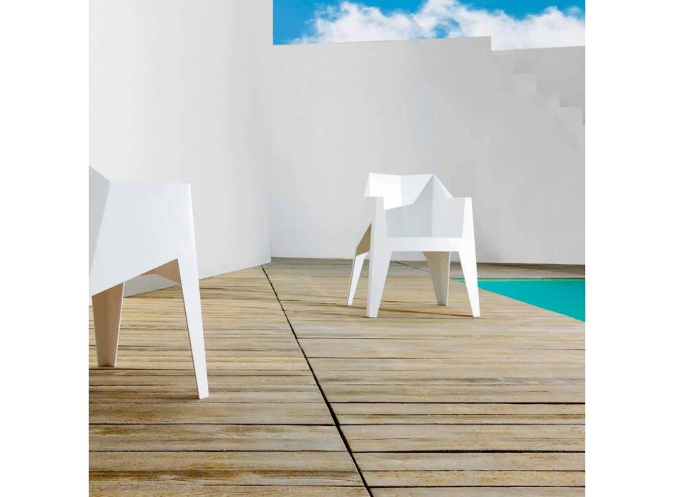 Vondom Voxel colorful garden chair with modern design Viadurini