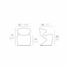 Vondom Wing modern design garden chair Viadurini